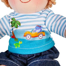 Bigjigs Toys Cloth Doll Robin 30 cm