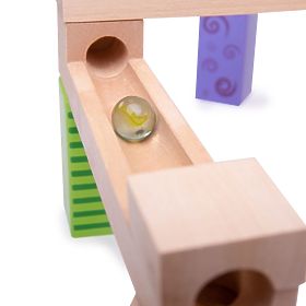 Bigjigs Toys Colorful wooden ball track, Bigjigs Toys