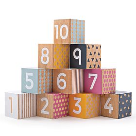 Bigjigs Toys Educational Number Blocks