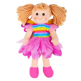 Bigjigs Toys Fabric Doll Chloe 34 cm