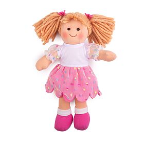 Bigjigs Toys Fabric Doll Darcie 28 cm