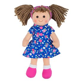 Bigjigs Toys Fabric Doll Hollie 28 cm, Bigjigs Toys