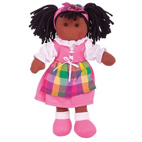 Bigjigs Toys Fabric Doll Jessika 28 cm, Bigjigs Toys