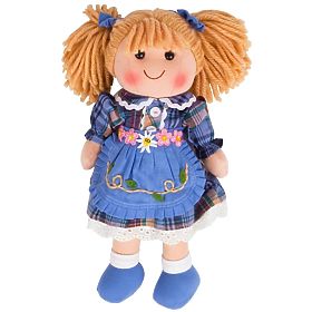 Bigjigs Toys Fabric Doll Katie 34 cm, Bigjigs Toys