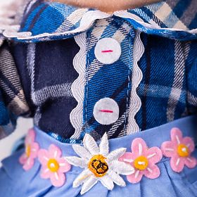 Bigjigs Toys Fabric Doll Katie 34 cm, Bigjigs Toys