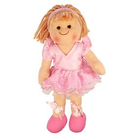 Bigjigs Toys Fabric Doll Lily 28 cm, Bigjigs Toys