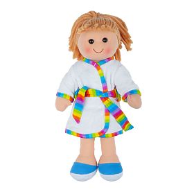 Bigjigs Toys Fabric Doll Michelle 34 cm