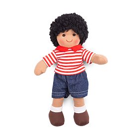 Bigjigs Toys Fabric Doll Otis 28 cm, Bigjigs Toys
