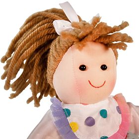 Bigjigs Toys Fabric Doll Phoebe 25 cm, Bigjigs Toys