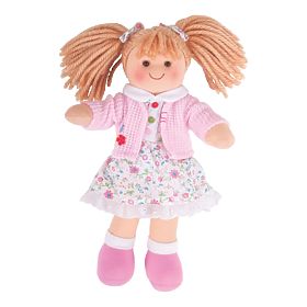 Bigjigs Toys Fabric Doll Poppy 28 cm, Bigjigs Toys