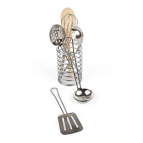 Bigjigs Toys Kitchen Utensil Set, Bigjigs Toys