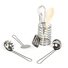 Bigjigs Toys Kitchen Utensil Set