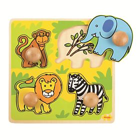 Bigjigs Toys my first slide-in safari puzzle