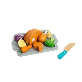 Bigjigs Toys Roast Chicken with Vegetables Set