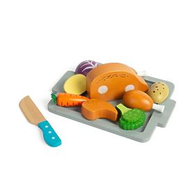 Bigjigs Toys Roast Chicken with Vegetables Set, Bigjigs Toys