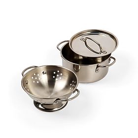 Bigjigs Toys Stand with 8-piece Cookware Set, Bigjigs Toys