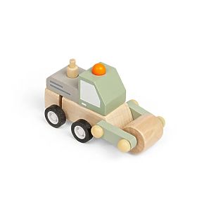Bigjigs Toys Wind-Up Construction Car Roller, Bigjigs Toys