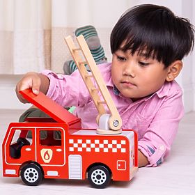 Bigjigs Toys Wooden Fire Engine, Bigjigs Toys