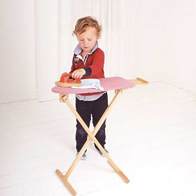 Bigjigs Toys Wooden Ironing Board with Iron, Bigjigs Toys