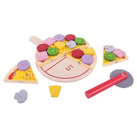 Bigjigs Toys Wooden Pizza Slicer