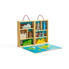Bigjigs Toys Wooden Travel Play Set