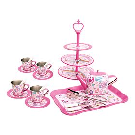 Bino Children's Tea Set and Pastry Stand