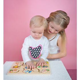 Bino Motor Skill Maze Find the Animal's Head