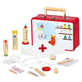 Bino Wooden Toys Veterinarian Kit, Bino