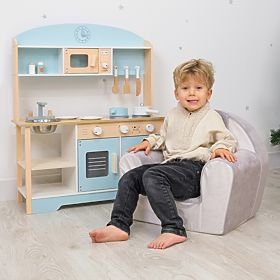 Blueberry - Wooden Kitchen with Accessories, EVA TOYS