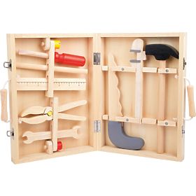 Box with Wooden Tools