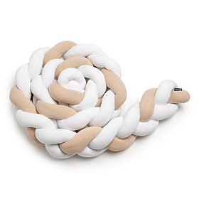 Braided Bumper - White and Beige