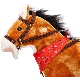 Brown Interactive Rocking Horse