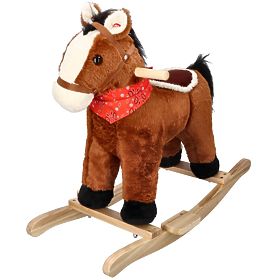 Brown Rocking Horse