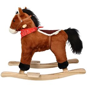 Brown Rocking Horse