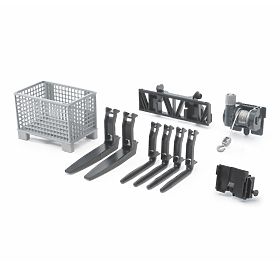 Bruder Accessories - Forks, Winch, and Pallet