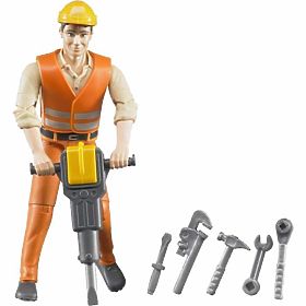 Bruder BWORLD Construction Worker Figure