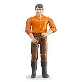 Bruder BWORLD Figure Man Brown Pants