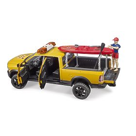 Bruder Dodge RAM Coast Guard with Rescuer and Accessories