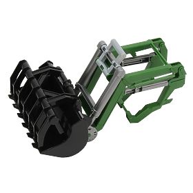 Bruder Front Loader for John Deere 6920 Tractors Green, Bruder