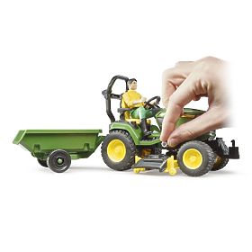 Bruder Garden Tractor John Deere X949 with Gardener, Bruder