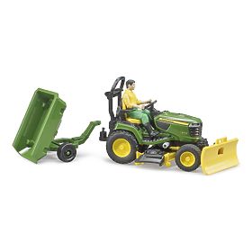 Bruder Garden Tractor John Deere X949 with Gardener, Bruder