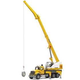 Bruder MACK Granite Truck with LIEBHERR Crane