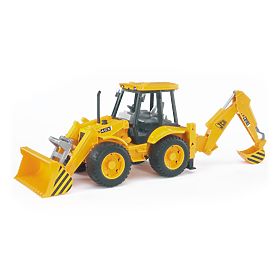 Bruder MACK Granite Truck with Trailer and JCB Tractor, Bruder