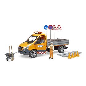 Bruder Road Maintenance Vehicle MB Sprinter with Figure and Accessories