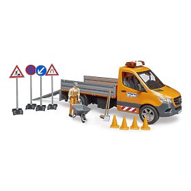 Bruder Road Maintenance Vehicle MB Sprinter with Figure and Accessories