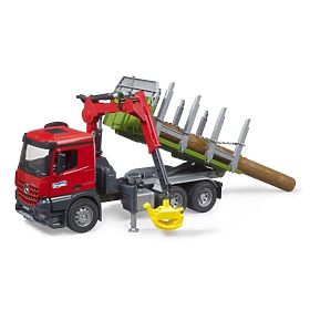 Bruder Timber Transporter with Hydraulic Arm MB Arocs