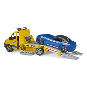 Bruder Tow Truck MB Sprinter with Sports Car, Bruder