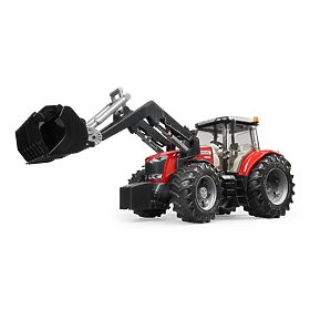 Bruder Tractor MASSEY FERGUSON 7624 with Front Loader
