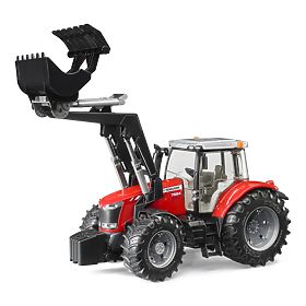 Bruder Tractor MASSEY FERGUSON 7624 with Front Loader