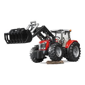 Bruder Tractor MASSEY FERGUSON 7624 with Front Loader
